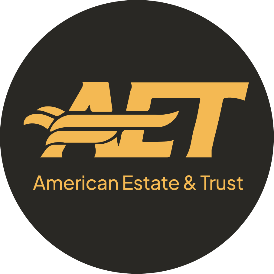 AET Logo26 OrangeOnBlack