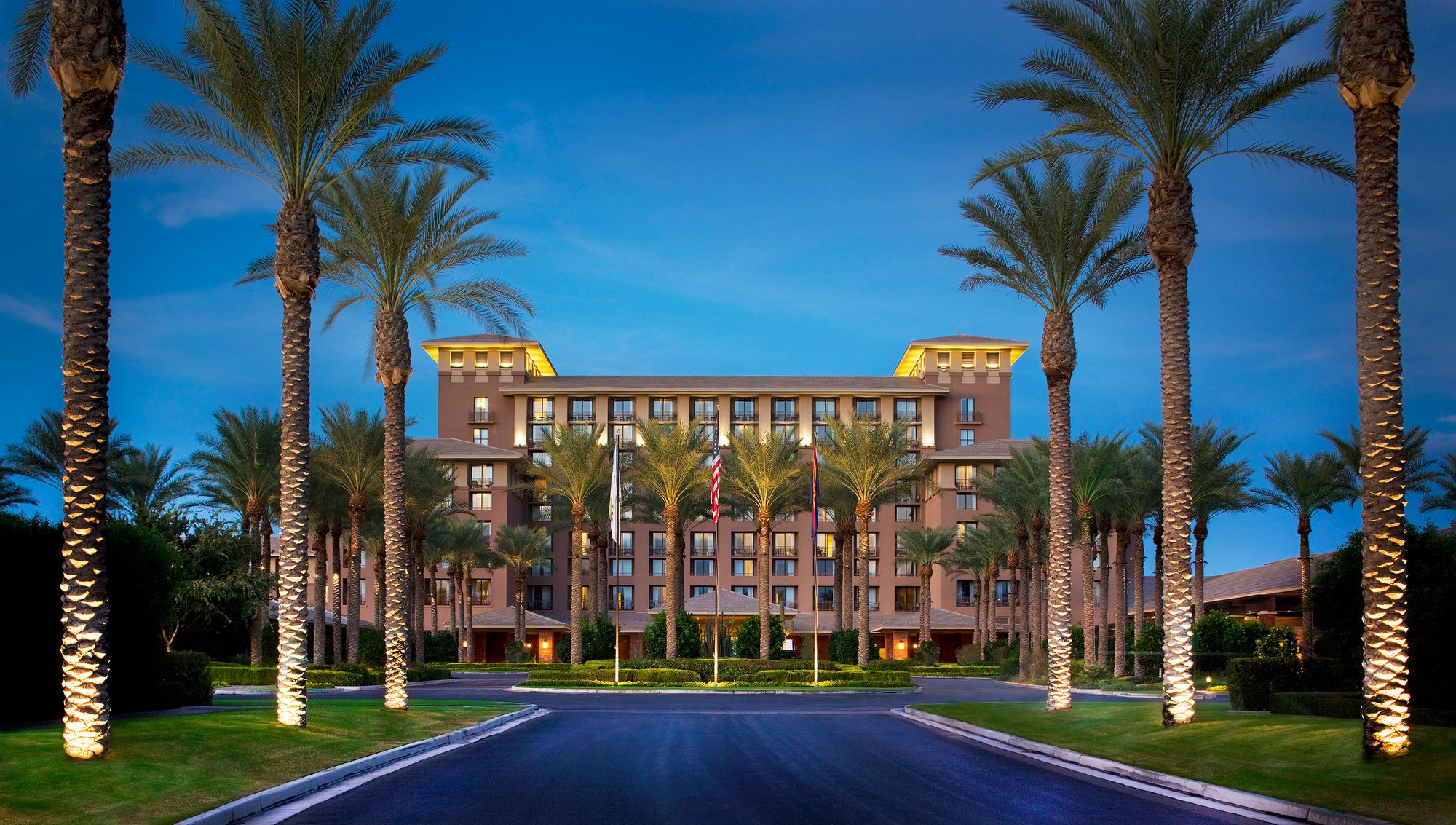 The Westin Kierland Entry at Dusk